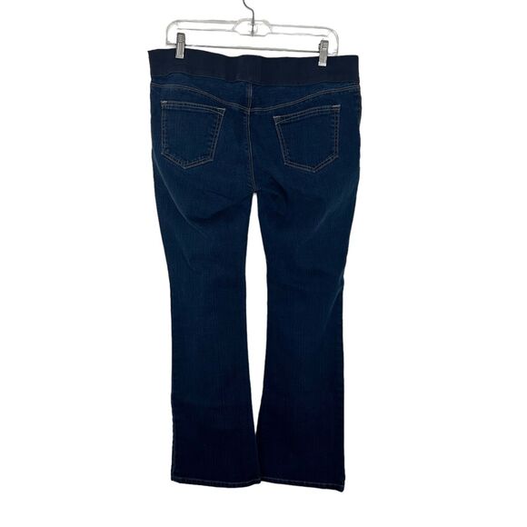 Old Navy Maternity Jeans 8 Regular Low Rise Waist Pull On Elastic Comfort Boot - Picture 3 of 10